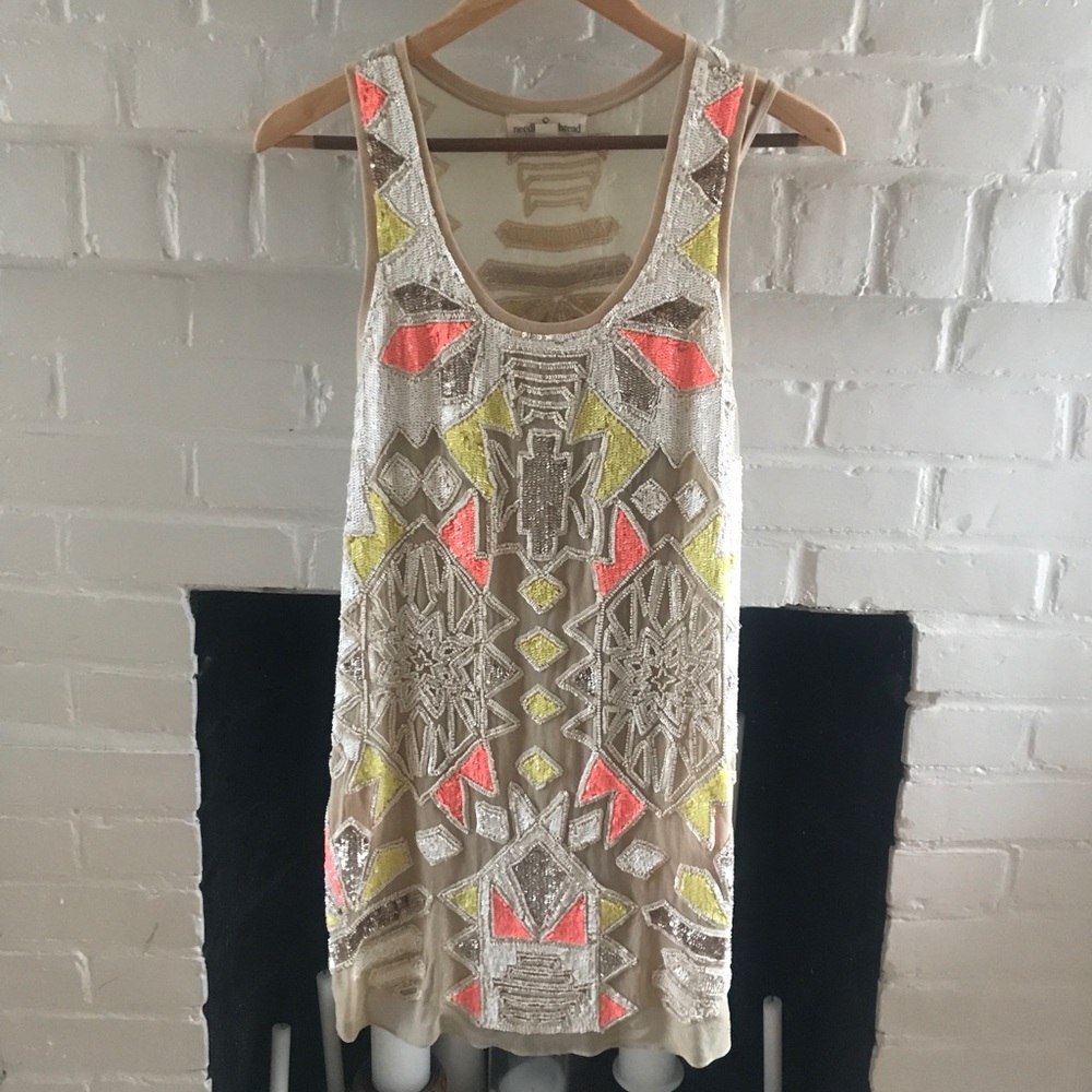 Needle and Thread Sequin Dress